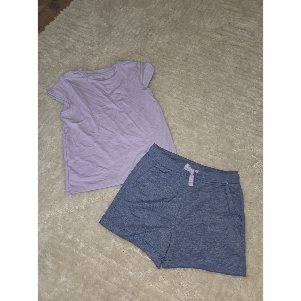 Girls Size 2T 32 Degrees Cool 2 Piece Set Breathable Blue And Purple B20